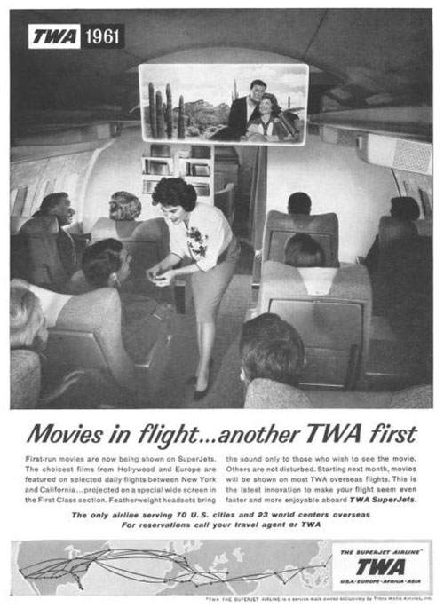 In-flight movies TWA