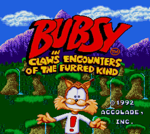 Bubsy Sega license