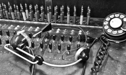 Bell system switchboard