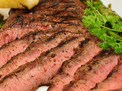 Flat iron steak