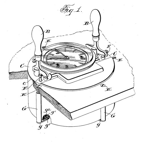 Calculagraph patent illustration