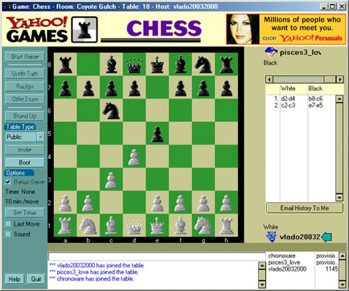 Yahoo Chess