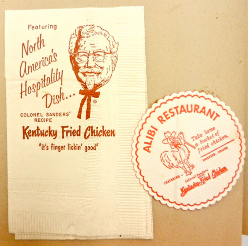 Vintage KFC napkin