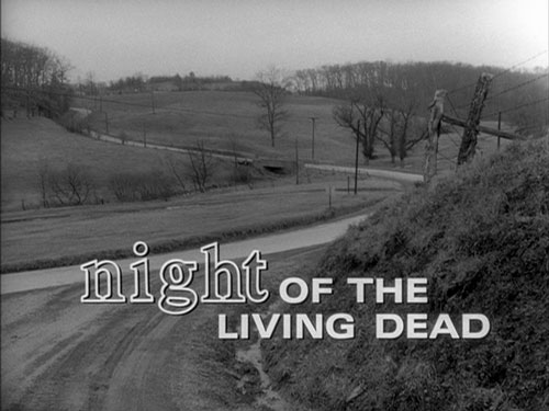 Night of the Living Dead title screen