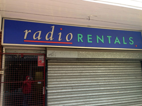 Radio Rentals location