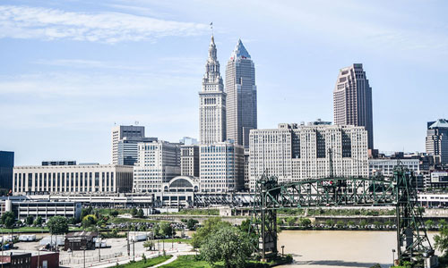 Cleveland skyline