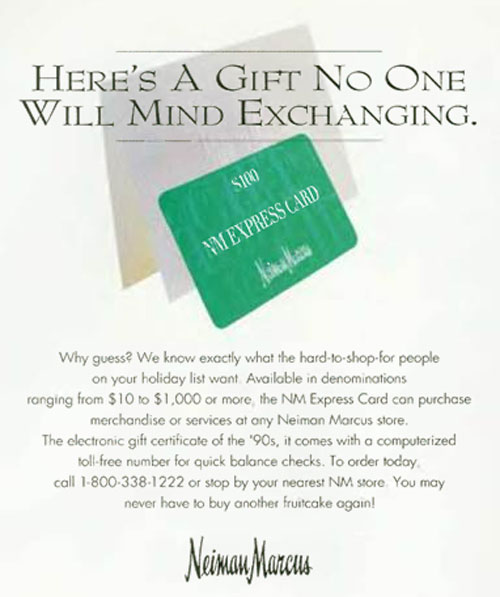 Neiman Marcus Gift Card