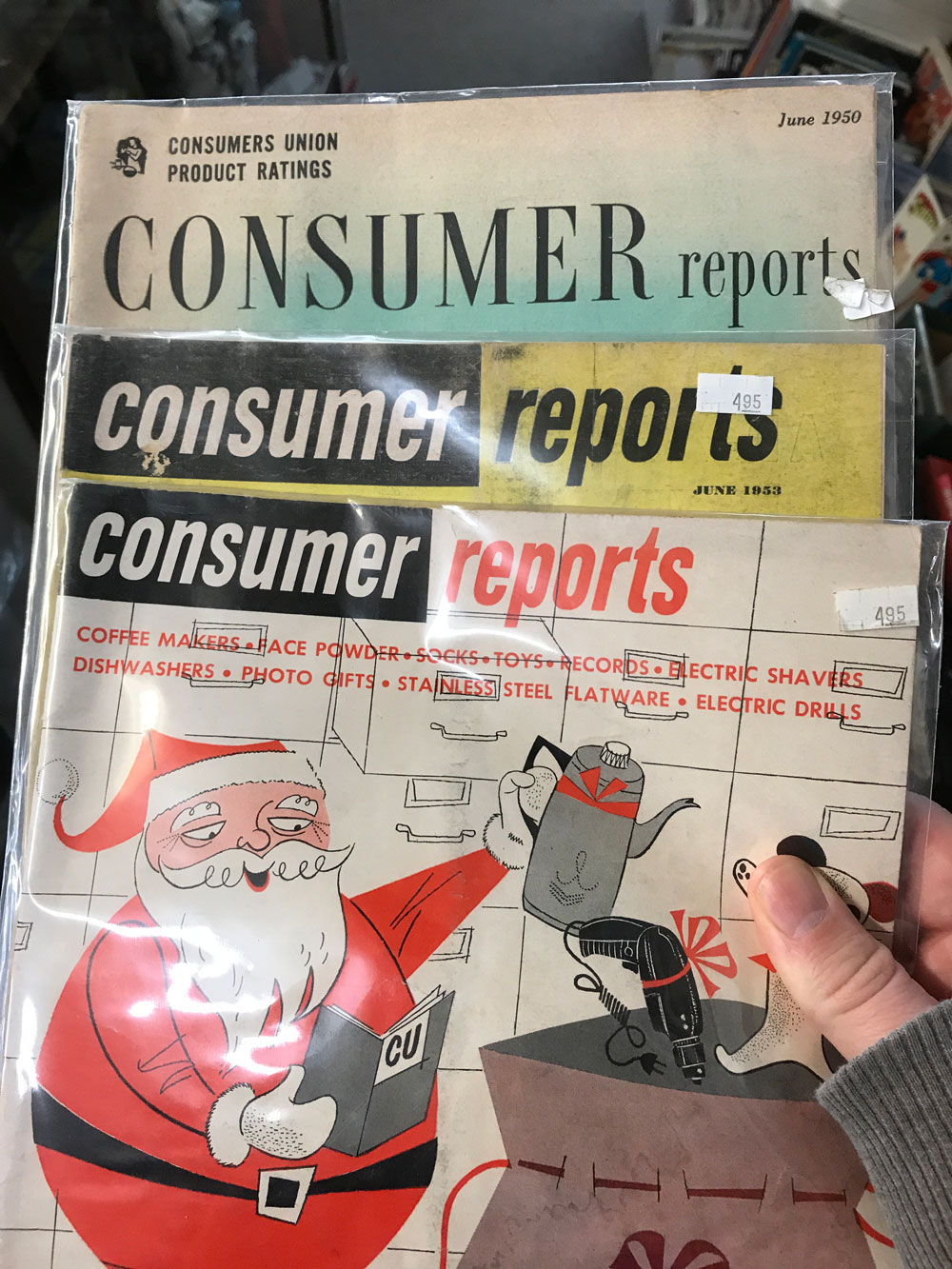 vintage Consumer Reports