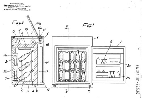 Minibar patent