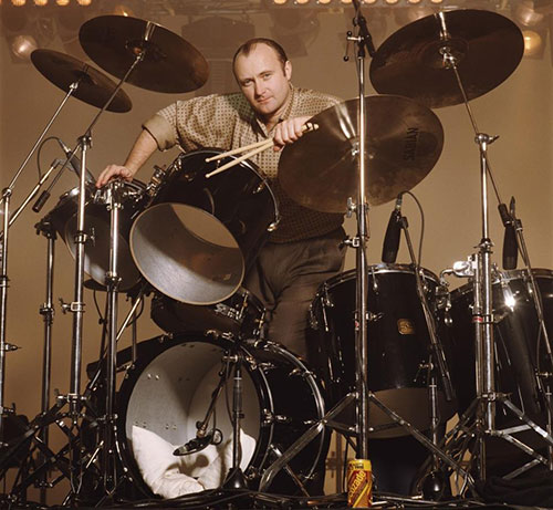 Phil Collins drumming