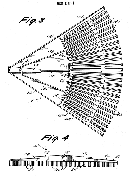 First plastic rake