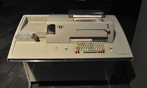 Teletype machine